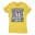 Straight Outta Mummy Tummy Women’s T-Shirt in Solid Vibrant Yellow Color